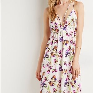 Forever 21 Floral Strappy Maxi Dress